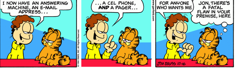 Illustration for article titled (Not)Jim Davis sort of Translates the Mueller Report into Garfield Strips so You're Entertained